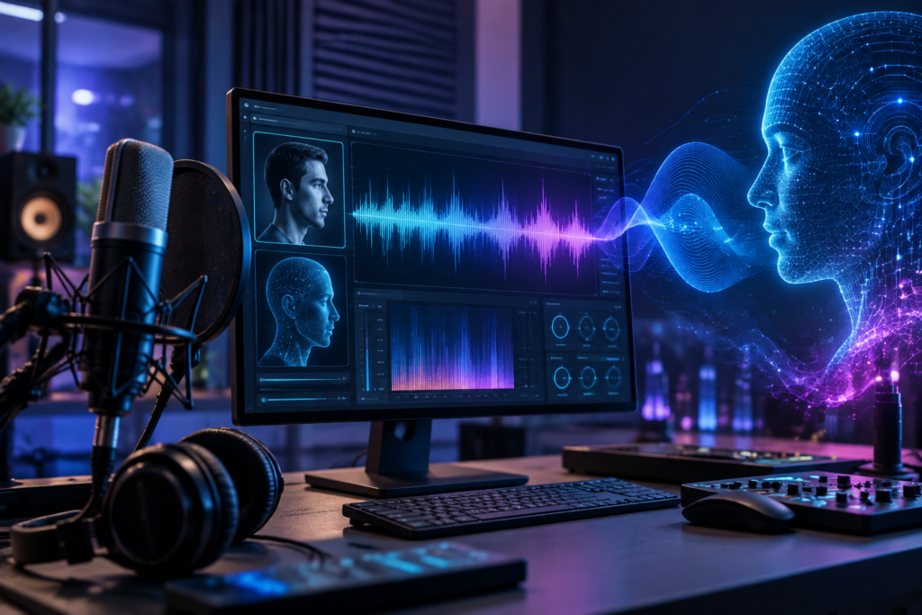 AI voice cloning