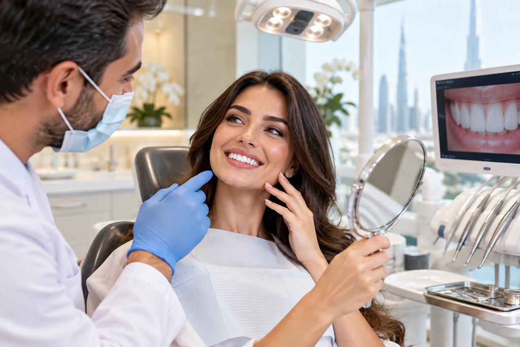 Hollywood smile in Dubai