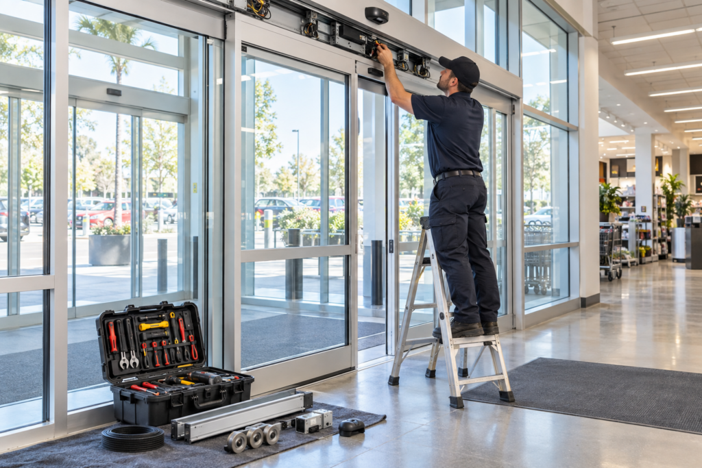 Commercial door repair