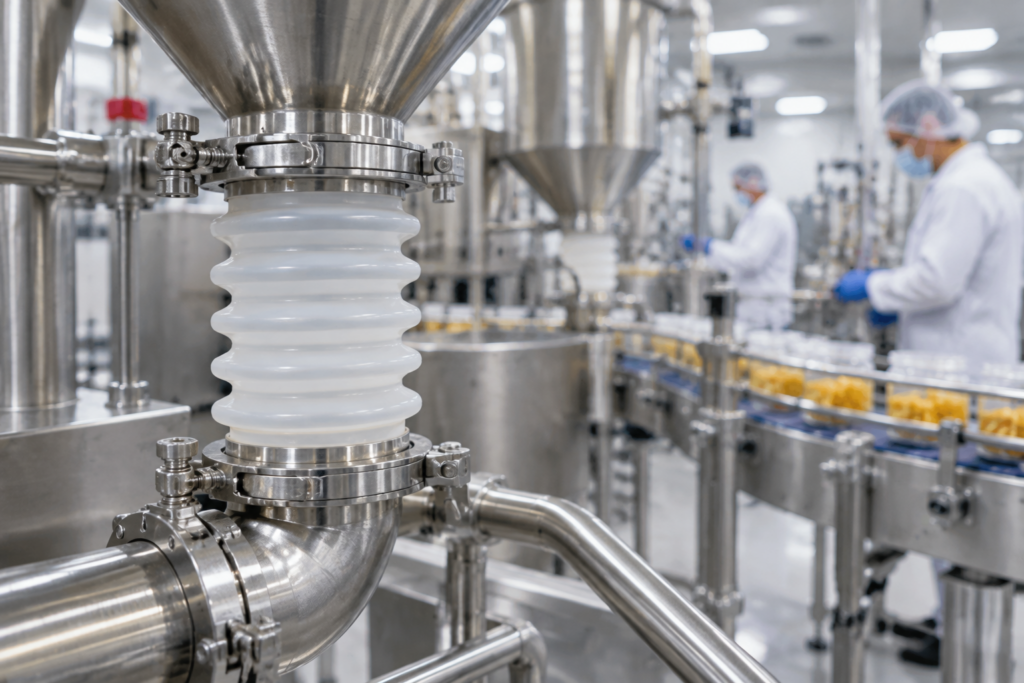 food-grade silicone bellows