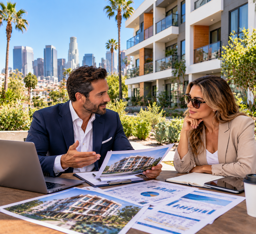 service to sell their LA apartment building