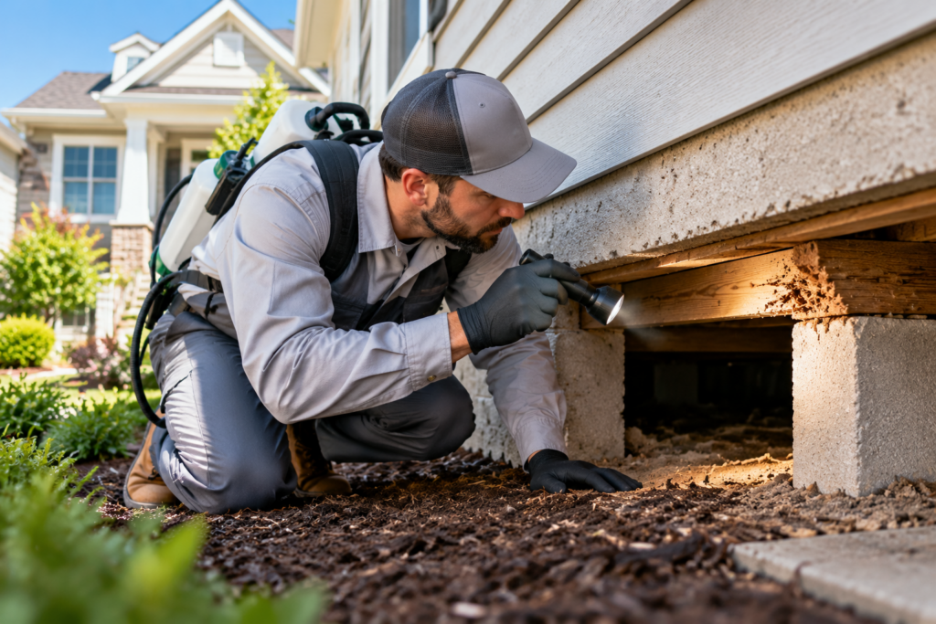 professional termite treatment program