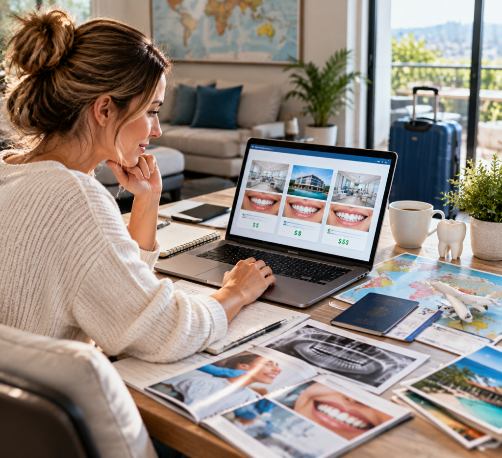 Taking time to compare dental prices before deciding whether the trip makes sense