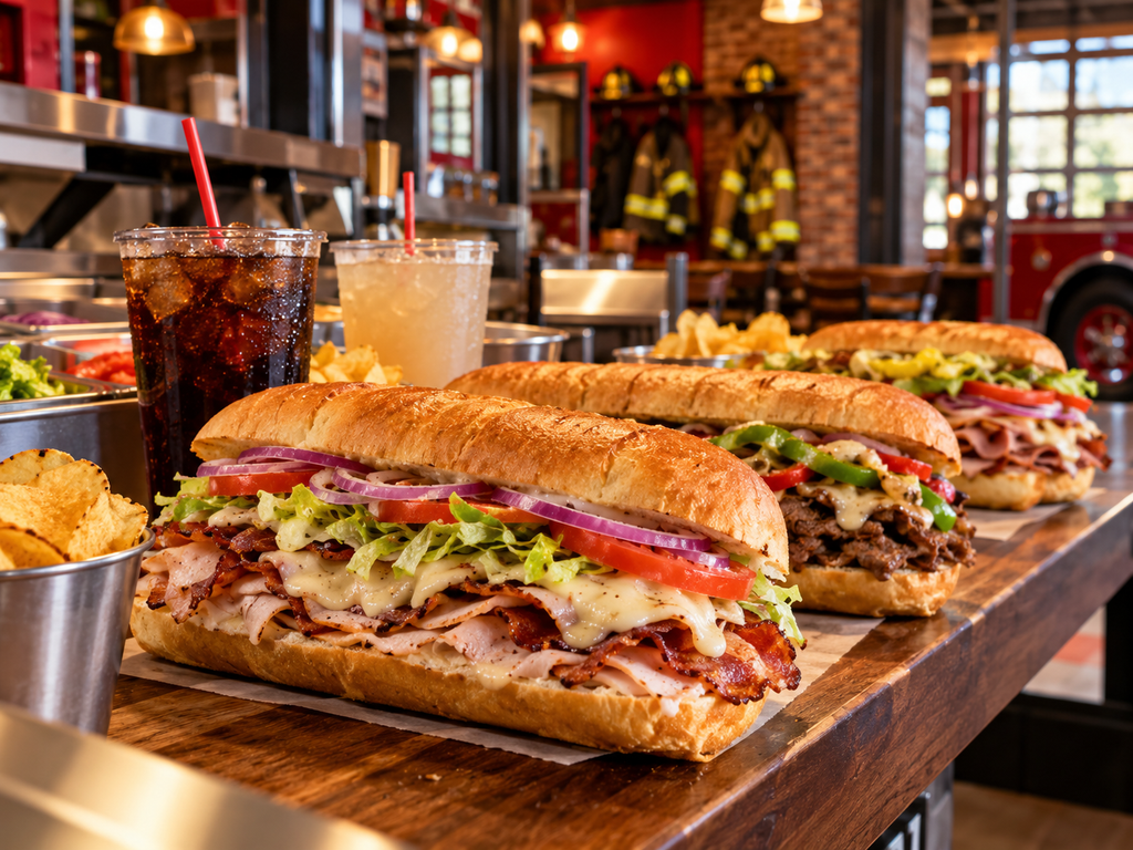 Firehouse Subs updated menu