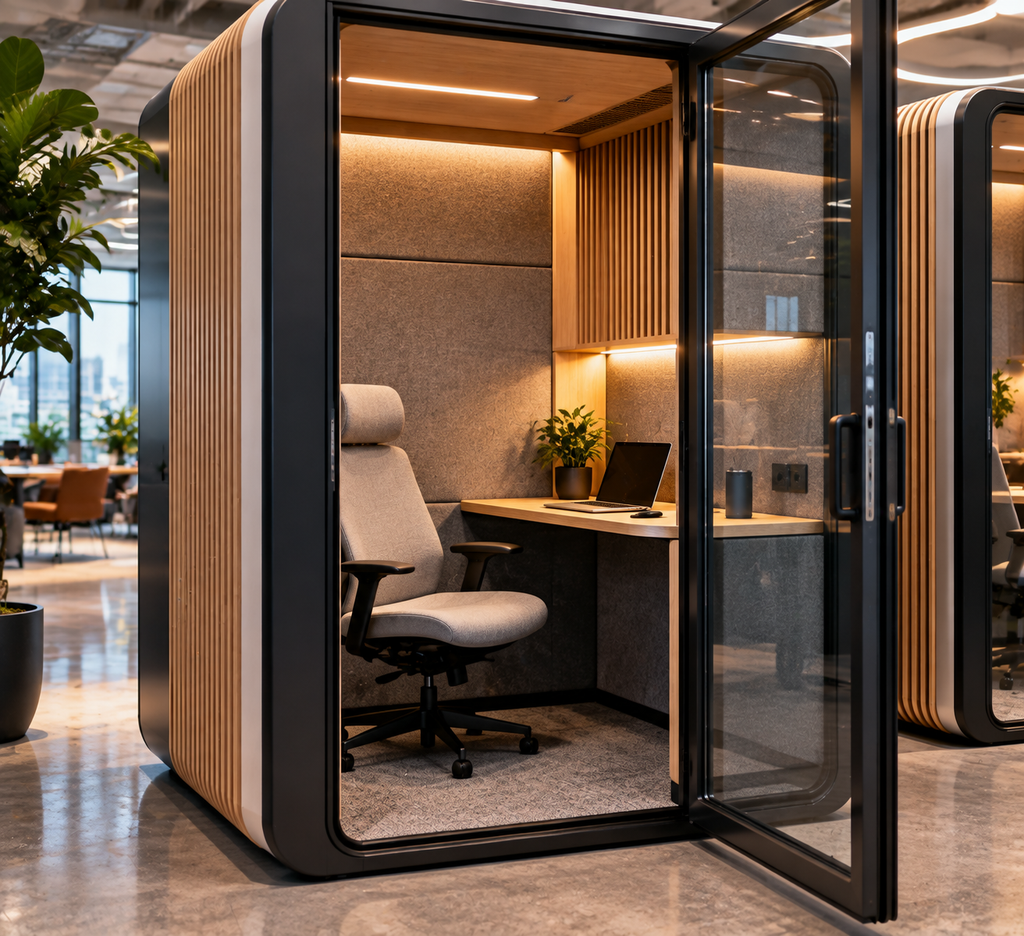 acoustic booths and pods from SoundBox Store