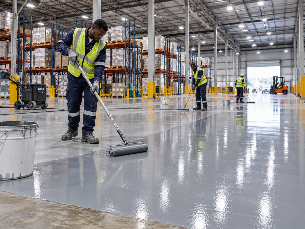 what industrial floor coatings cost per square metre in South Africa