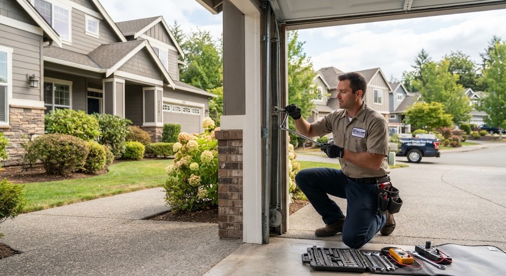 garage door repair in Edgewood, WA