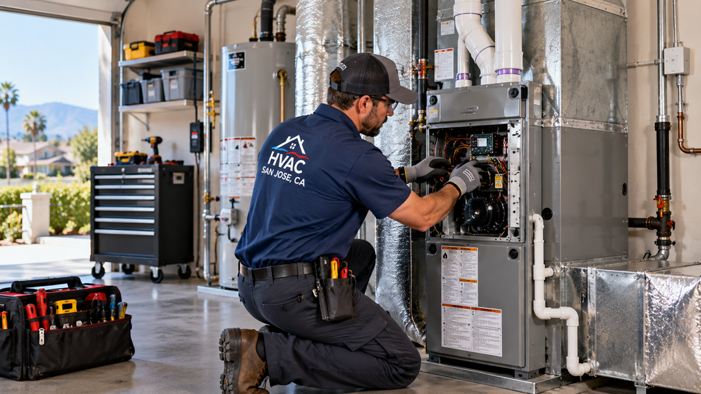 furnace installation in San Jose