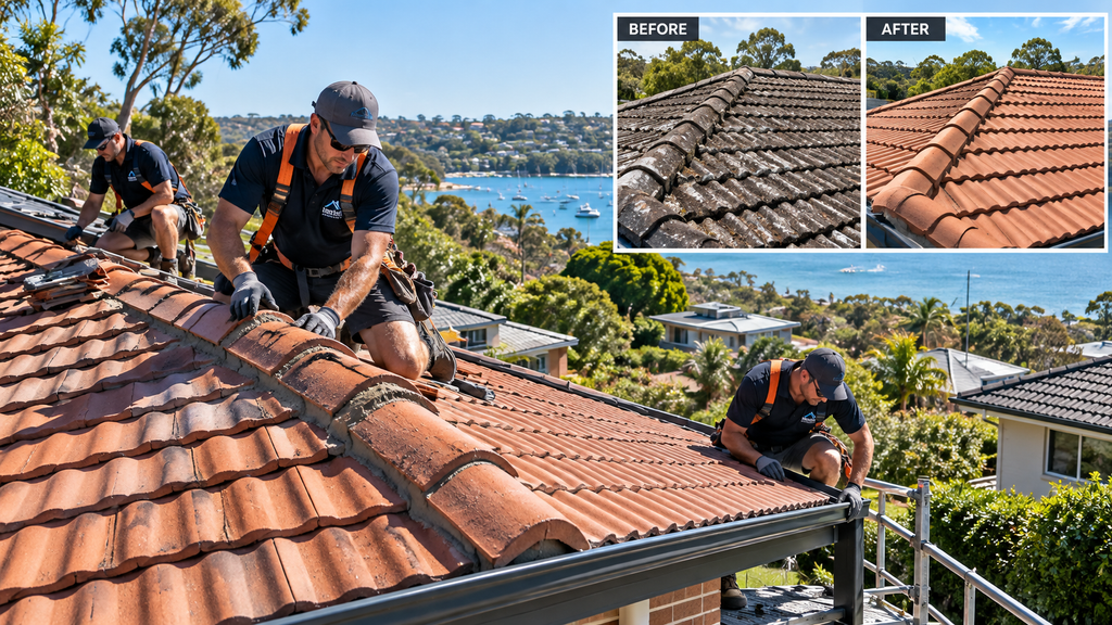 roofer working across the Sutherland Shir