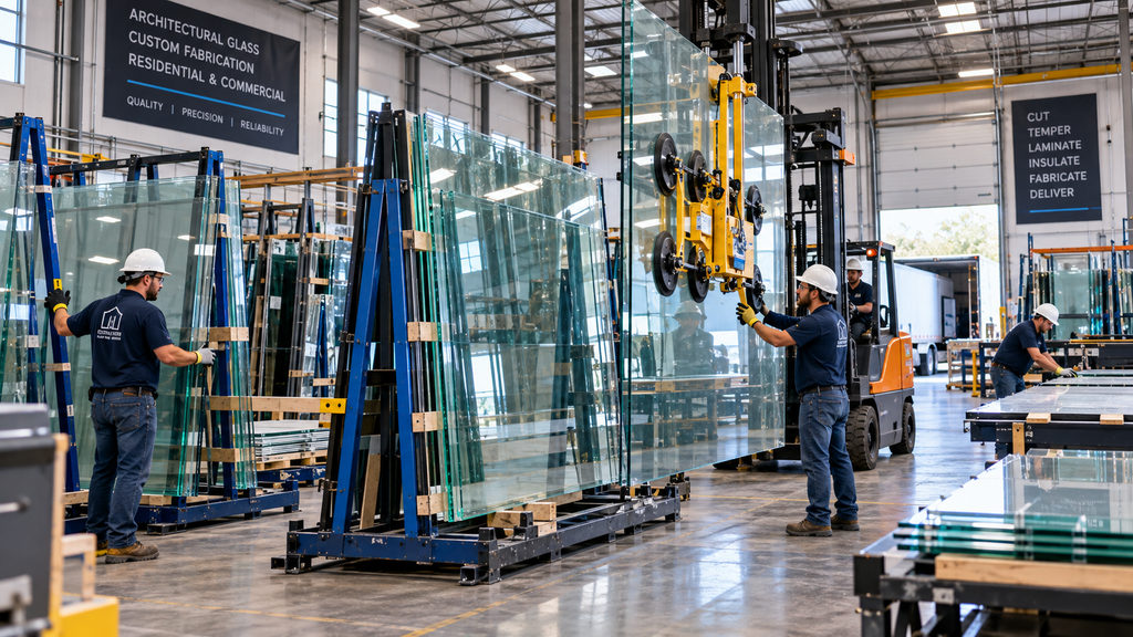 glass A-frame racks